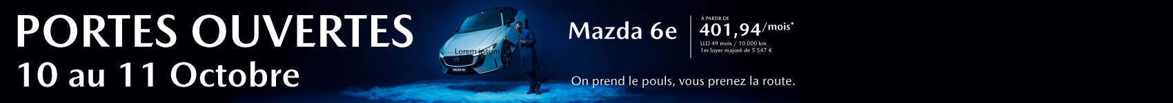Bannière vertical Journées portes ouvertes Mazda