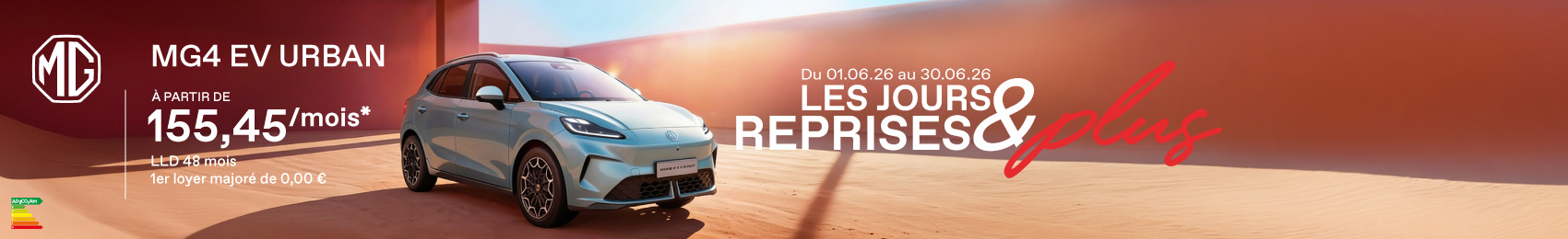 Bannière desktop Portes Ouvertes MG Motor