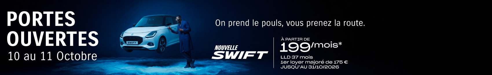 Bannière desktop Portes ouvertes Suzuki
