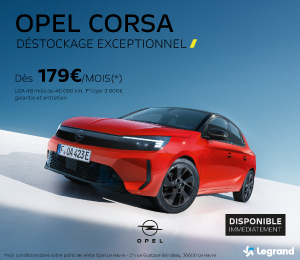 Bannière mobile Déstockage Opel Corsa LH