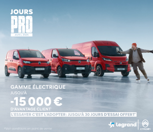 Bannière mobile Jours Pro Citroën Avril 2025