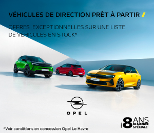 Bannière mobile Opel – Véhicules de direction prêts à partir
