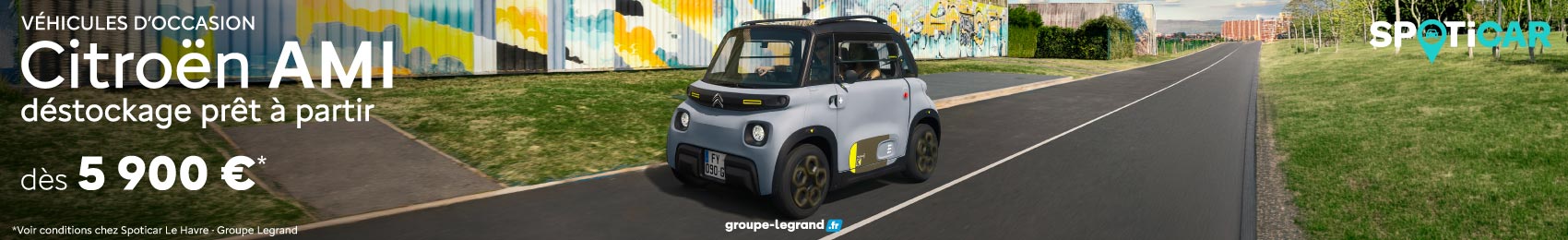 Bannière desktop Déstockage Citroën AMI Le Havre