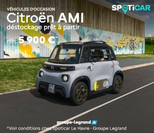 Bannière mobile Déstockage Citroën AMI Le Havre