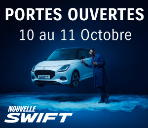 Bannière mobile Portes ouvertes Suzuki