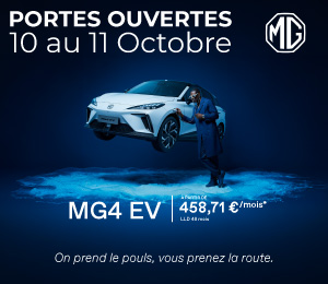 Bannière mobile Journées portes ouvertes MG Motor
