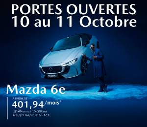 Bannière mobile Journées portes ouvertes Mazda