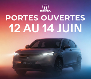 Bannière mobile Honda – Portes Ouvertes juin 2026