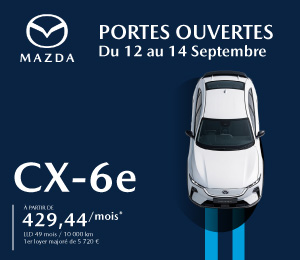Bannière mobile Journées portes ouvertes Mazda