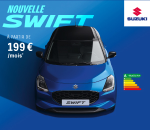 Bannière mobile Nouvelle Suzuki Swift