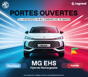 Bannière mobile PORTES OUVERTES MG MOTOR – MARS 2025