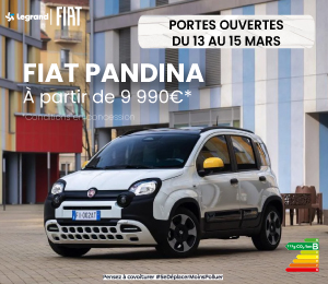 Bannière mobile Portes Ouvertes Fiat – Mars 2026
