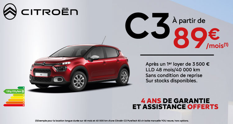 Offre Citroën C3 - Groupe Legrand
