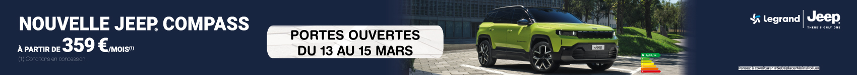 Bannière vertical Portes Ouvertes Jeep® Mars 2026