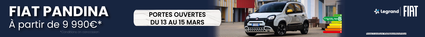 Bannière vertical Portes Ouvertes Fiat – Mars 2026