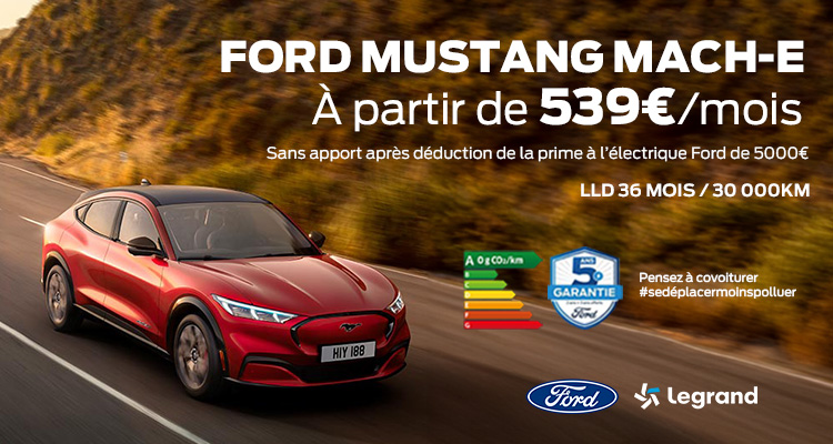 Offre Ford Mustang Mach-e - Groupe Legrand