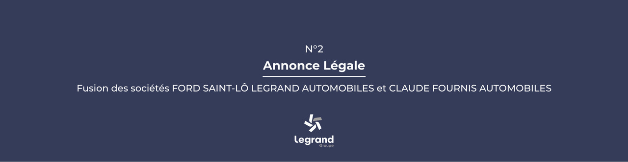 Annonce légale n° 2 du groupe Legrand – AVIS DE PROJET DE FUSION