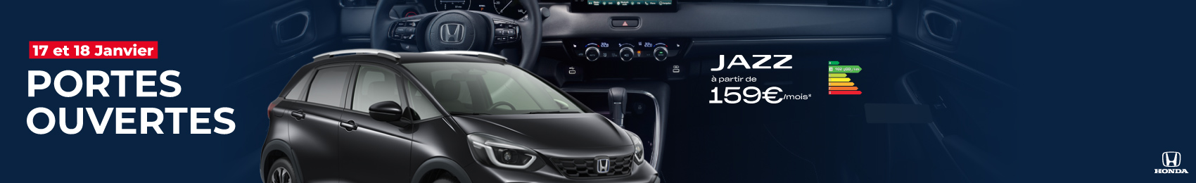 Bannière desktop Honda – Portes Ouvertes