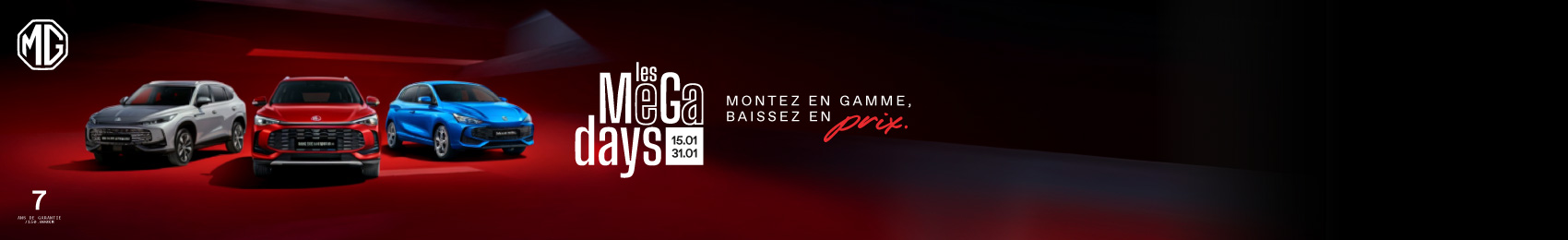 Bannière desktop MG Motor – MeGa Days