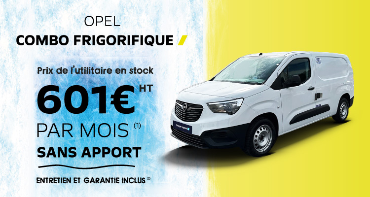 Offre Opel Combo Frigo - Groupe Legrand
