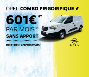 Bannière mobile Opel Combo Frigo
