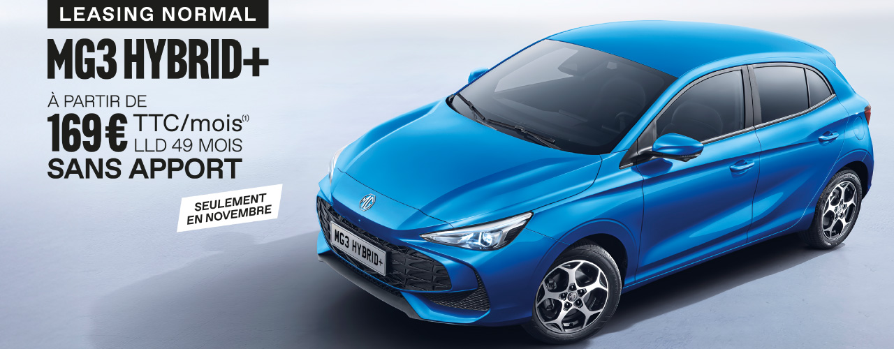 <strong>MG3 Hybrid+ : le Leasing Normal qui change la donne !</strong>