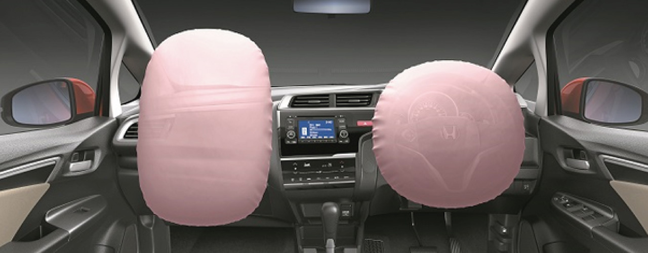 Image Simulation de déclenchement d'Airbags, Honda.