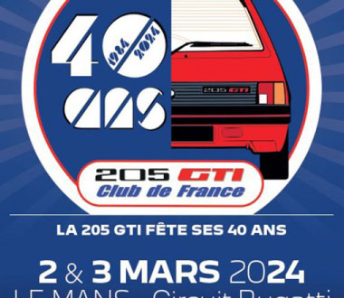 40 Ans de Passion : La Peugeot 205 GTI Enflamme le Circuit du Mans