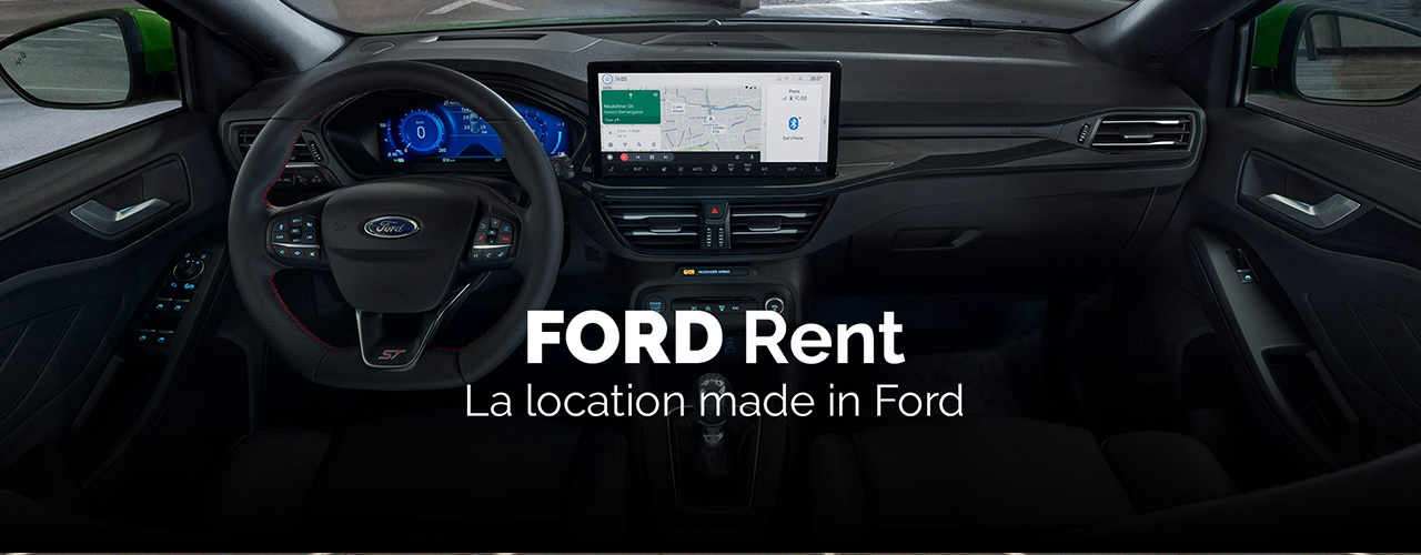 Découvrez Ford Rent : La liberté à portée de volant !