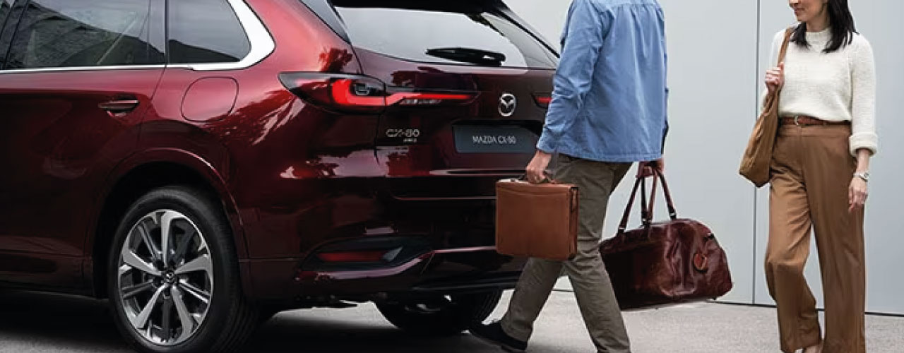 Image Nouveau Mazda CX-80 adapté grâce a ses technologies.