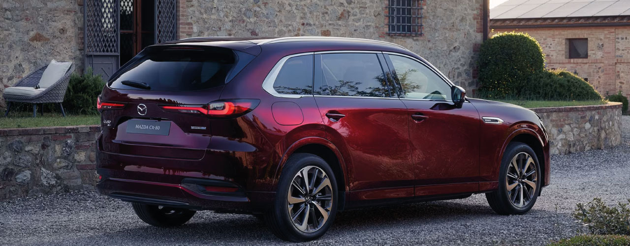 Découvrez le Nouveau Mazda CX-80 : Le SUV Familial Luxueux de Mazdav
